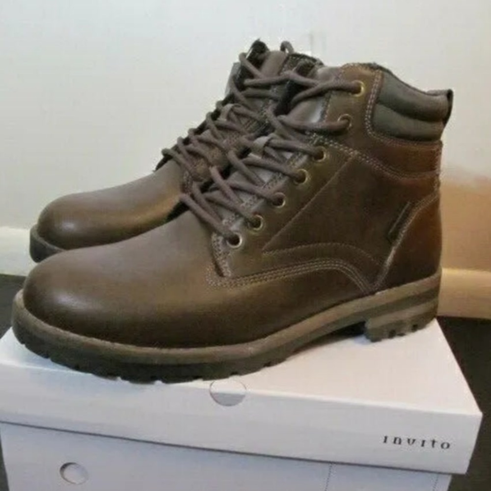 Men's Brown Leather Boots